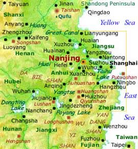 Nanjing Area - Lower Yangtze Valley and Eastern China